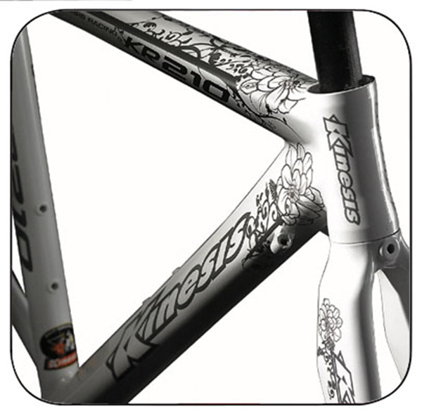 Υπερφωτεινό Αλουμίνιο Φρέμα ποδηλάτου Lady Aero Φρέμα ποδηλάτου δρόμου + σύνολο πιρούνι KR210L Γυναίκες 1,4kg 3