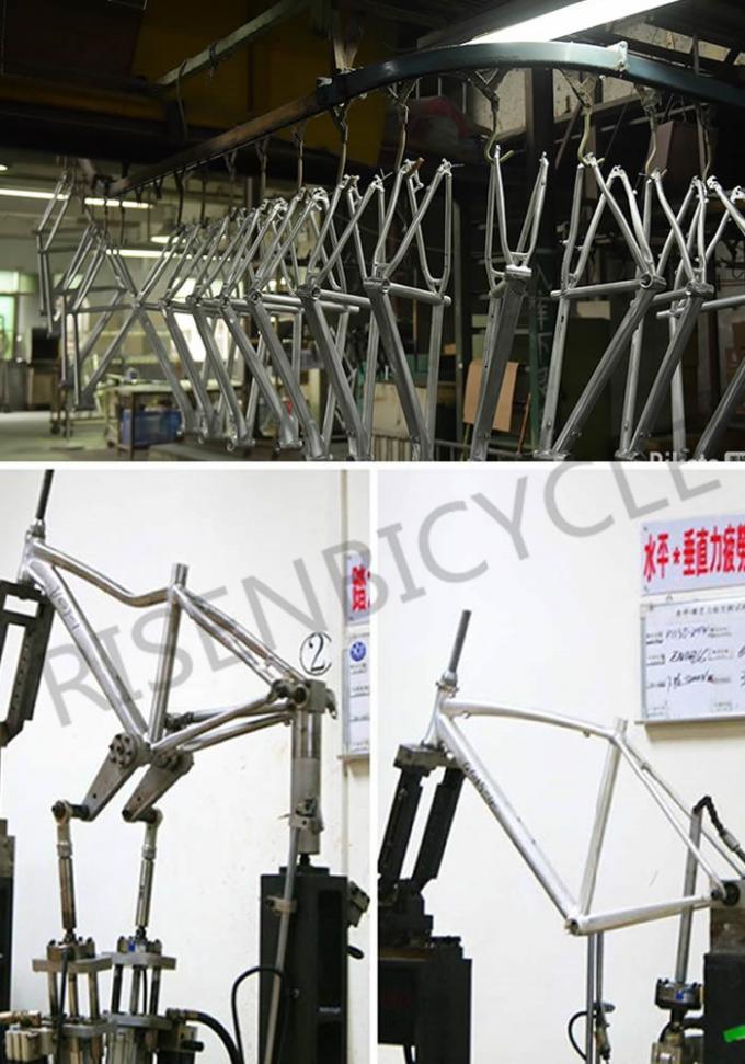 27.5er Boost Αλουμίνιο πλήρης ανάρτησης Ηλεκτρικό ποδήλατο πλαίσιο Bafang 1000w Ebike 0