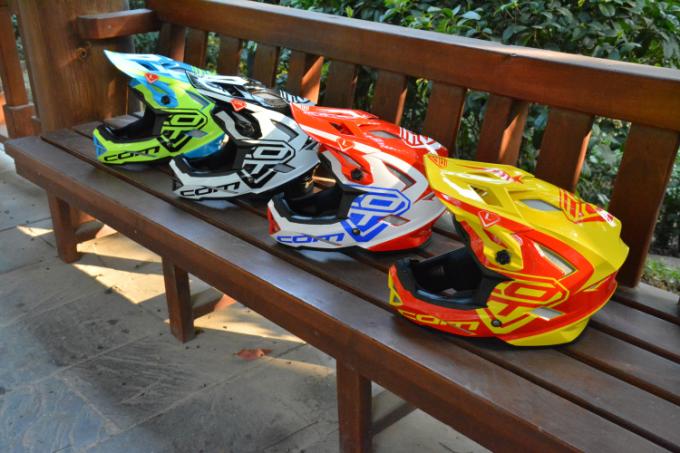 Ελαφρύ MTB ποδήλατο ποδήλατο βουνού πλήρες πρόσωπο Ενηλίκων Helmet Downhill 1