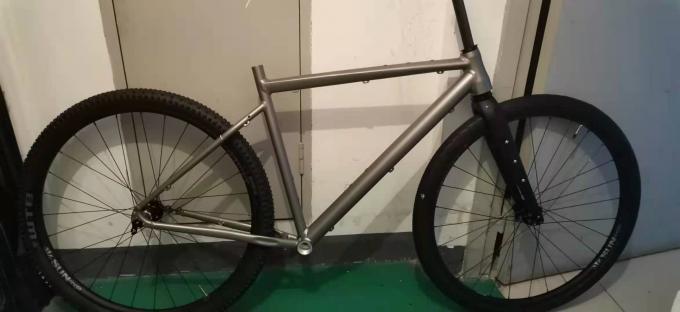 29er x2.35 Aluminium Gravel Bike Frame 700x50c Ελαφριά μέρη ποδηλάτων 0