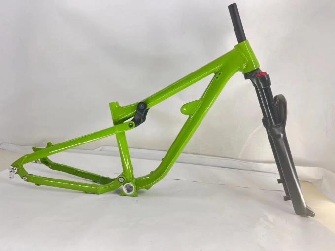 26er Junior πλήρης ανάρτησης Mountain Bike Frame XC/Trail Softtail Mtb ποδήλατο 13,5 ίντσες 0