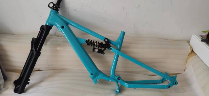 27.5er boost Bafang 250w Ηλεκτρικό πλήρης ανάρτησης ποδήλατο Frameset M510 500w E-bike Kit μετατροπής 1
