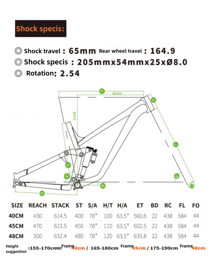 Kinesis TUM616 27.5+ 29er Αλουμίνιο πλήρης ανάρτησης Enduro Off-Road Soft Tail Mountain Bike Frame 12