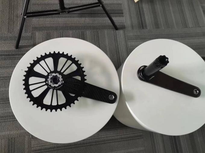 Ελαφρύ βάρος Carbon Gravel Road Bike Crankset 170/172.5mm Άξονας 40/42/44T Αλυσίδα. 1