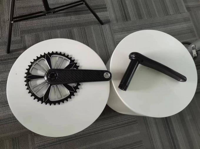 Ελαφρύ βάρος Carbon Gravel Road Bike Crankset 170/172.5mm Άξονας 40/42/44T Αλυσίδα. 2